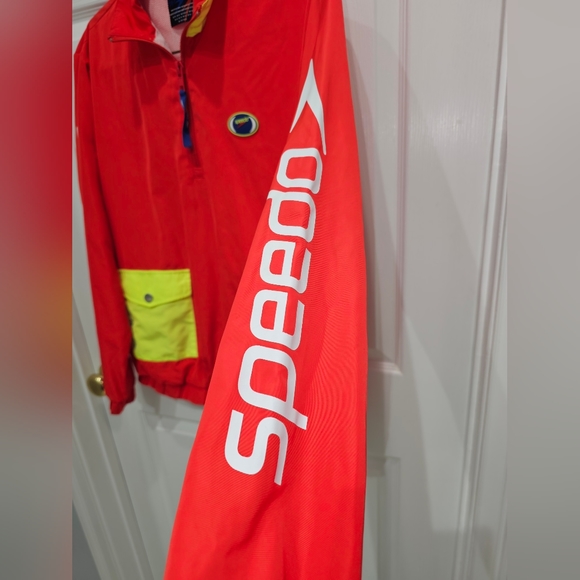 Vintage Speedo Forever 21 Men's Size Medium Pull-Over Windbreaker - Picture 4 of 11